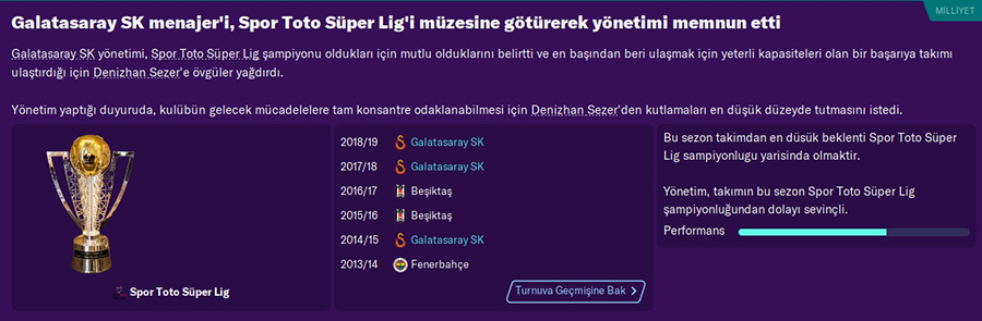 FM20 | DS | Galatasaray | Kariyer Sonu | 5 Sezon'da 15 Kupa - Avrupa'da 3 Büyük Final