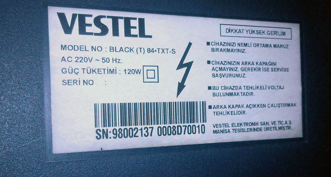  Fiyat Revize Vestel 84 Ekran Tüplü Televizyon