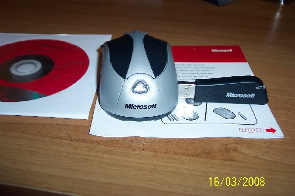  MICROSOFT WIRELESS NOTEBOOK LASER MOUSE 6000