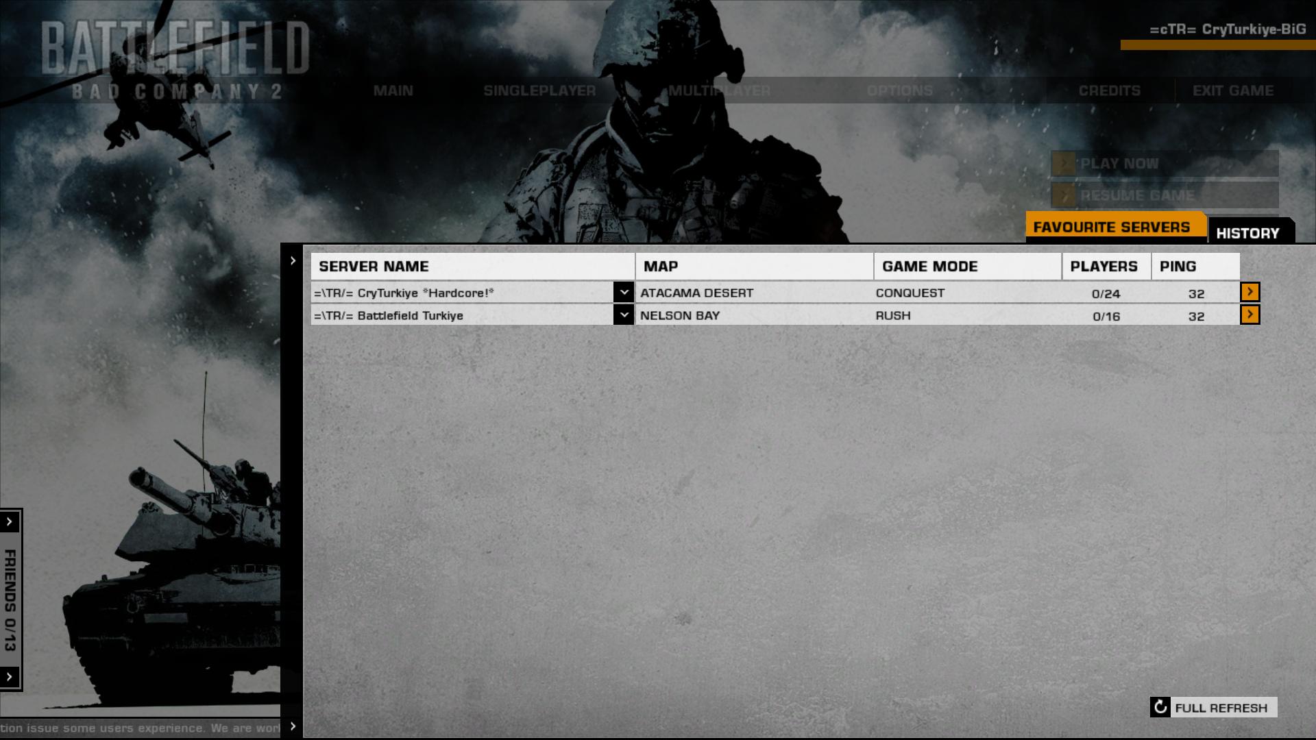  BAD COMPANY 2 TÜRK SERVERI İLK BURADA !