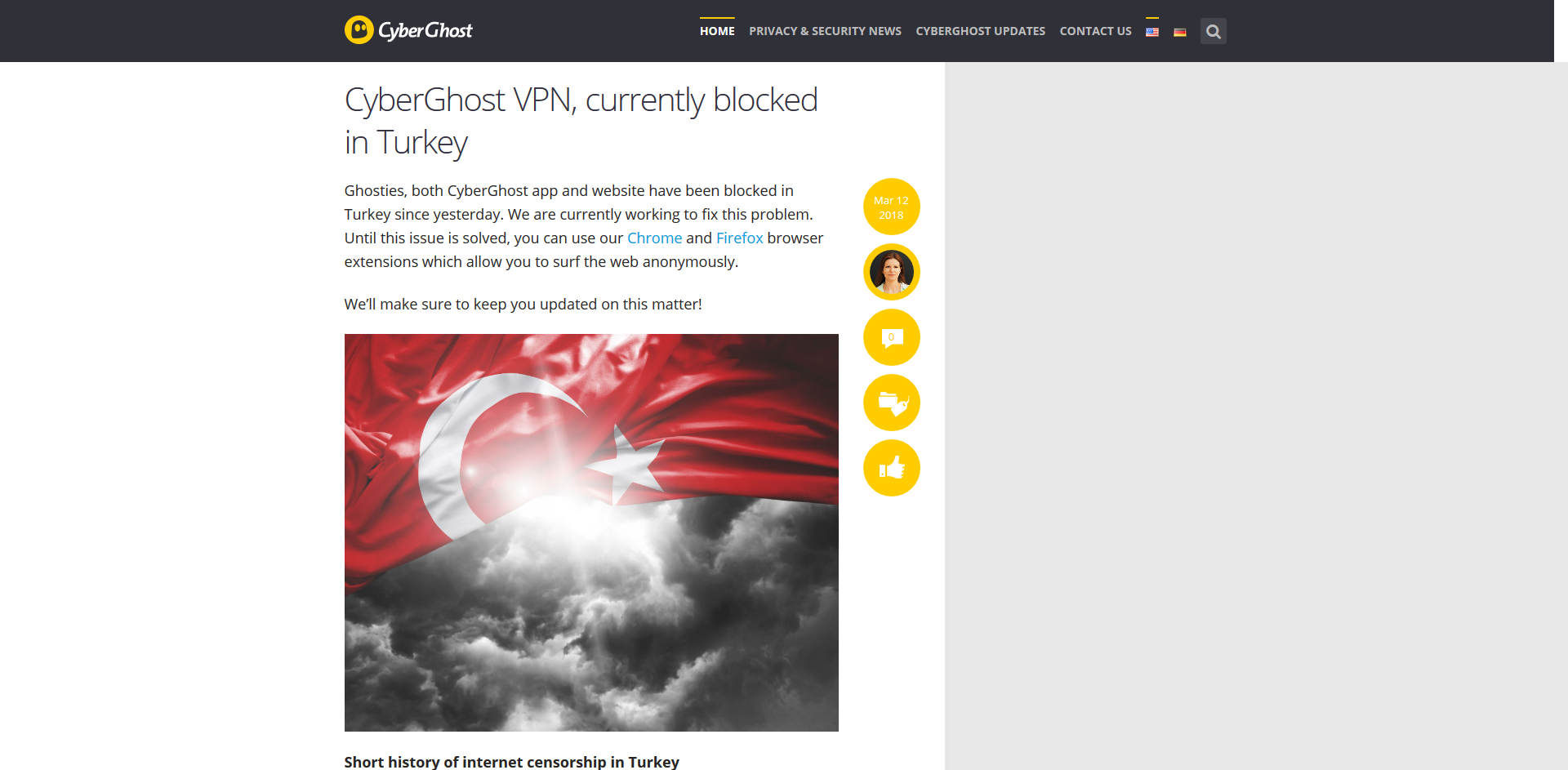 Türksat Kablonet VPN'leri blokluyor