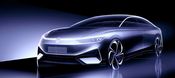 Volkswagen'in elektrikli sedan modeli ID. Aero'dan yeni ipuçları geldi