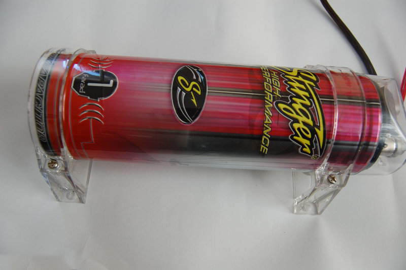  Stinger 1 Farad Kapasitör + For-x x43 stereo amfi :)