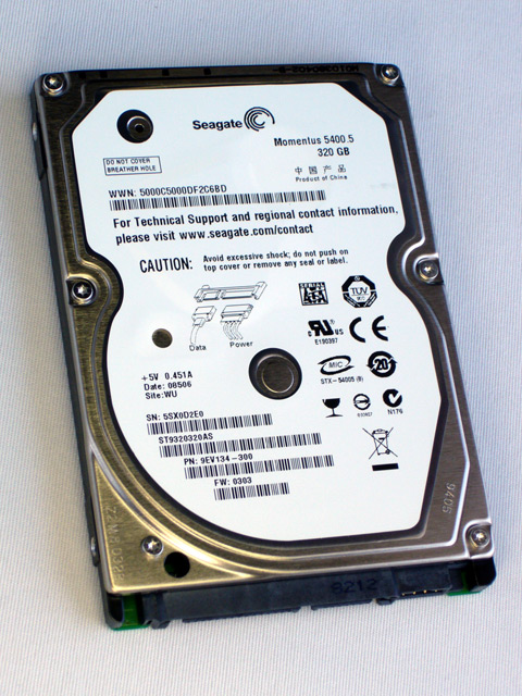  500Gb 2.5' Seagate 7200rpm 16mb 150 TL + 2.5' 320 gb Seagte Arızalı 30TL