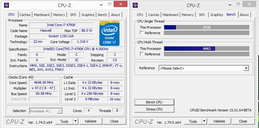 İşlemcilerin CPU-Z Benchmark Sıralamaları [ANA KONU]