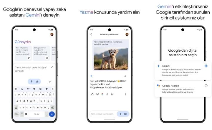 Google’ın Gemini uygulaması artık Türkçe olarak kullanımda