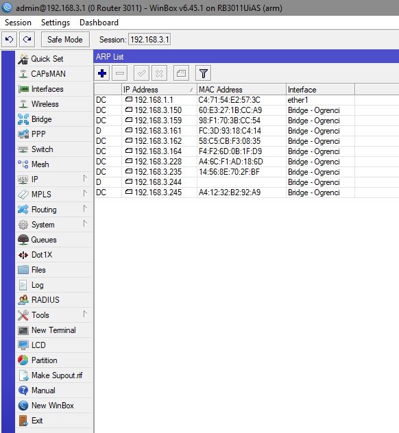 Mikrotik anlayanlar yardımcı olabilirmi?