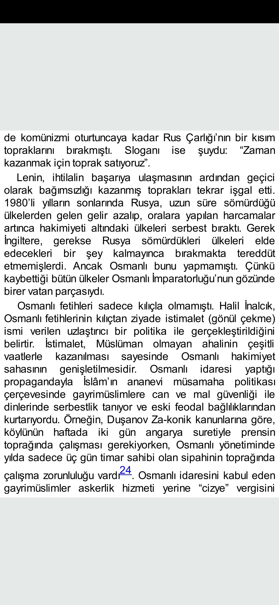 Osmanlı İmparatorluğu ve Sömürgecilik