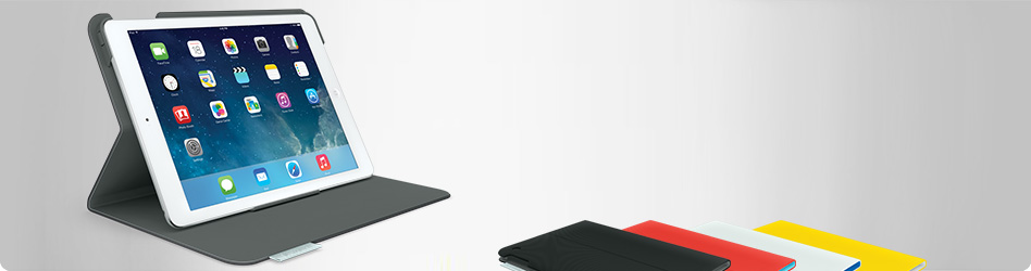  iPad Air Uyumlu - Logitech Folio Protective Case- Renk; Carbon Black