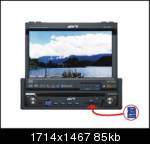  AVT 966 7inc TV Navigasyon DivX Bluetooth Full Sıfır