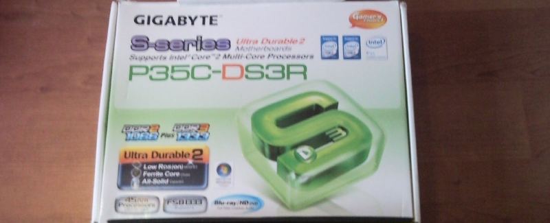  ▓▓ GIGABYTE P35C-DS3R REV 2.0  1333 FSB/DDR2+DDR3 S+GLAN+ REALTEK HD SES KARTI 16X 775 + RAID +ESATA