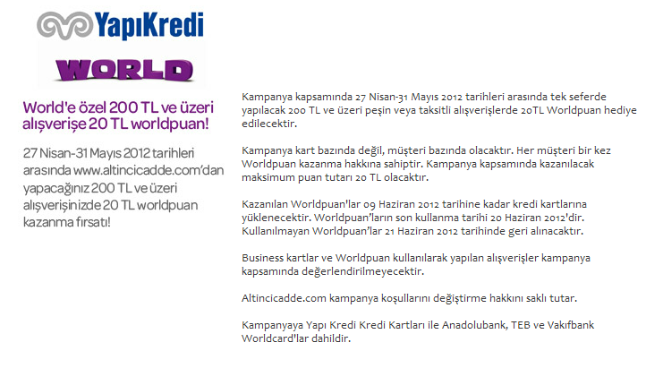  Altincicadde.com 100 tl üzerinde geçerli 50 tl'lik çek bedava
