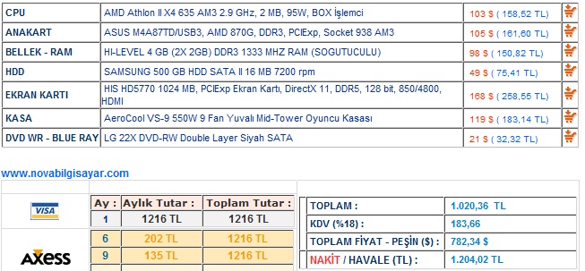  1000-1200 tl arası sistem önerisi