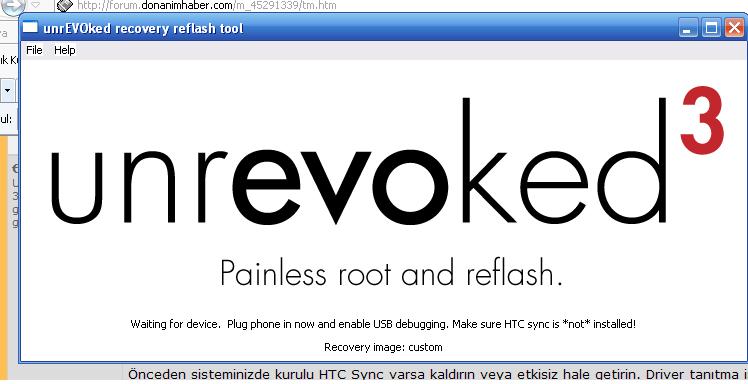  Vodafone Kontratlı HTC Desire PDA >> Custom Rom Yükleme İşlemi....