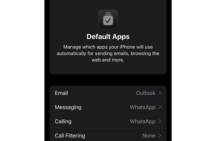 iPhone kullanıcıları artık WhatsApp'ı varsayılan arama ve mesajlaşma uygulaması yapabiliyor