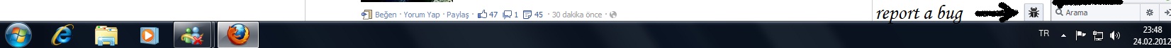  Facebook 'Report a bug'