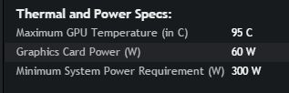  250 watt psu gtx 750 ti çalışır mı?