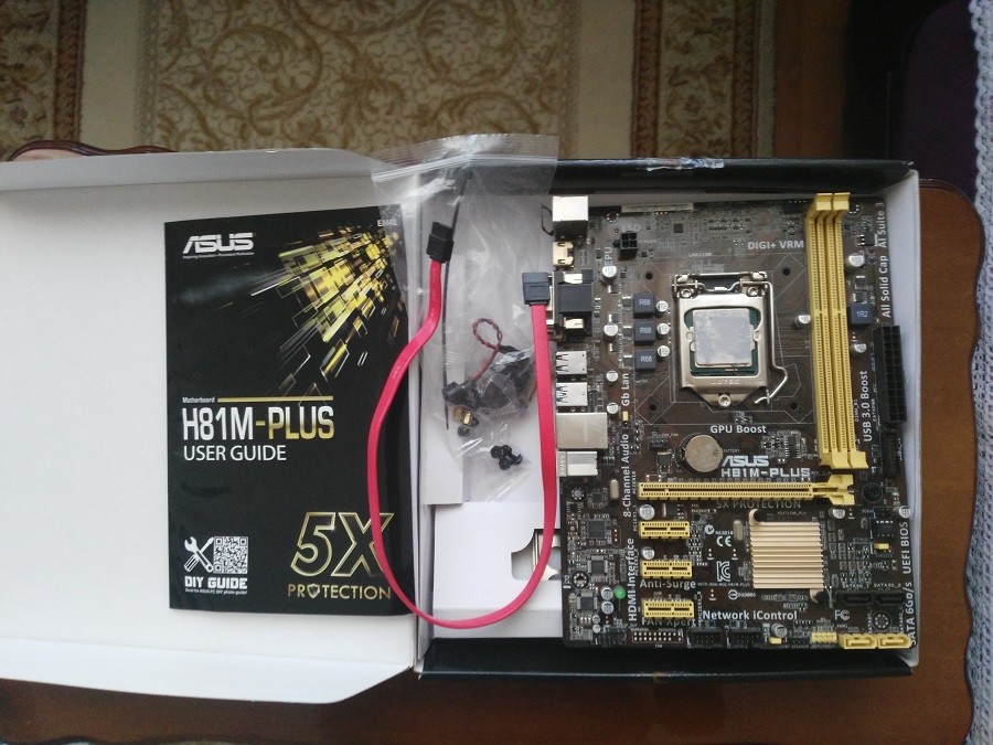  ASUS H81M-PLUS+Intel Pentium G3258+GSKILL 8GB (2x4GB)