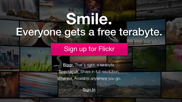 Yenilenen Flickr, kullanıcılara 1 TB depolama alanı sunmaya başladı