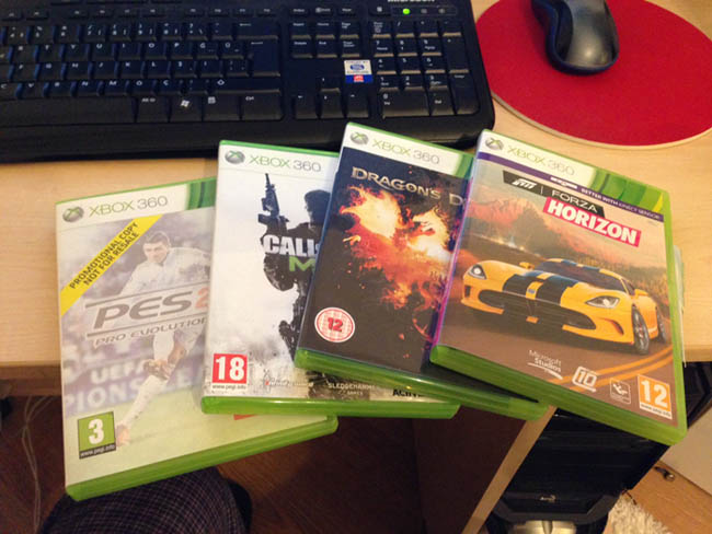  Satılık Xbox 360 PAL Oyunlar Ankara- Forza Horizon - MW 3 ve dahası