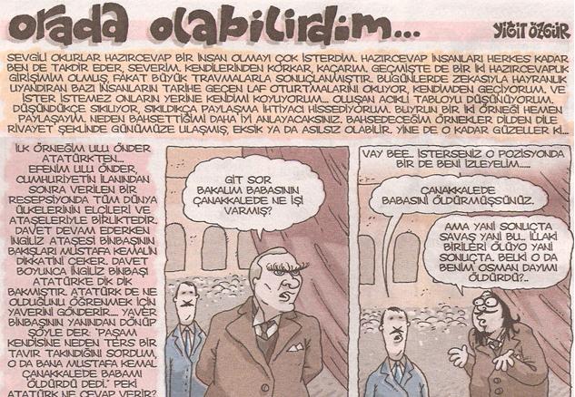  Belki Gülmek İsteyenler vardır . Yiğit Özgür'den 3 efsane karikatür ·