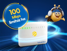 Turkcell Fiber 200 Mbps Hız Şenliği (10GB Cepte Modem Paketi Hediyeli)