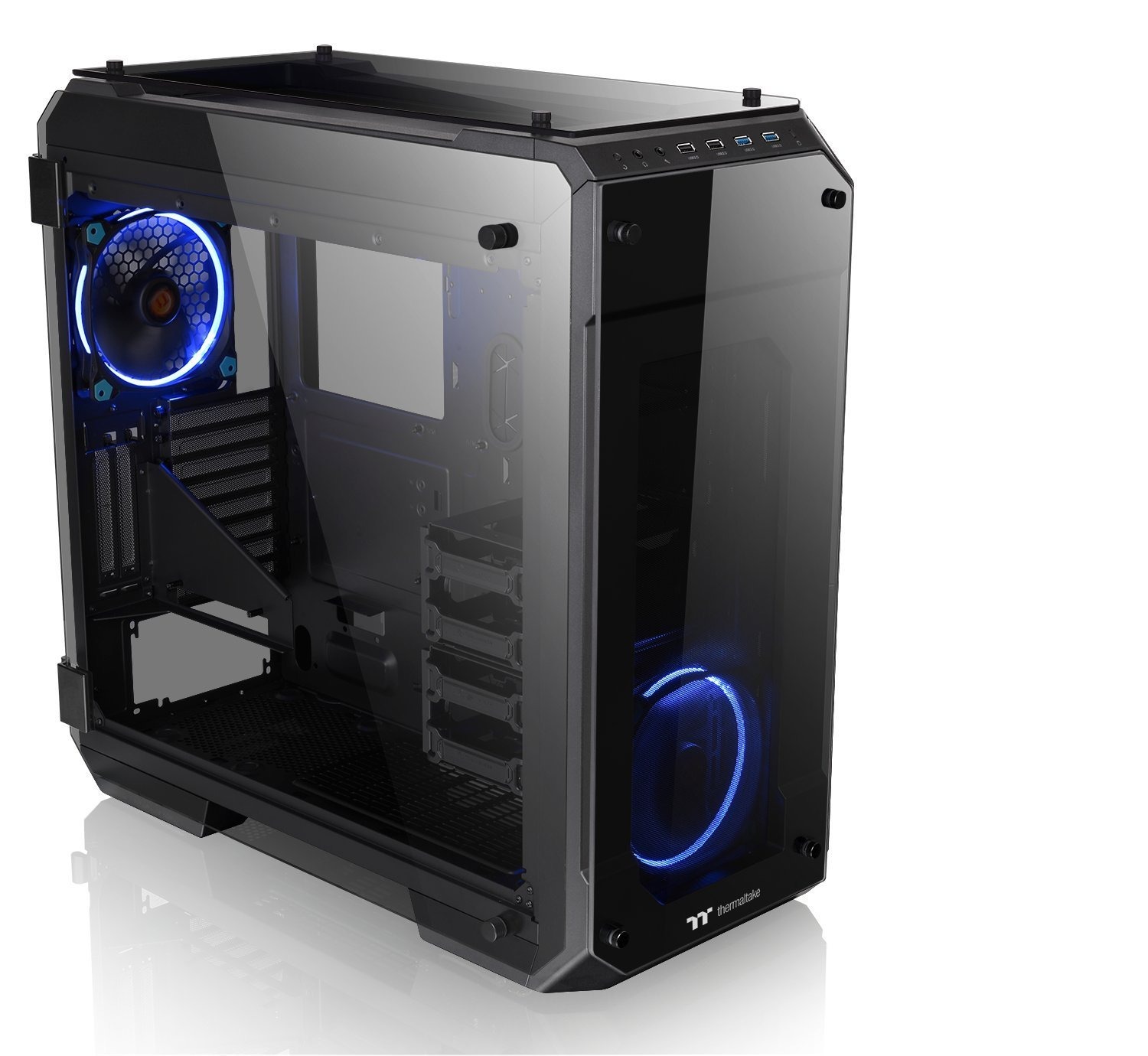 ... SATILIK ... " SIFIR " Thermaltake View 71 4-Sided Tempered Glass Gaming Full Tower Computer Case