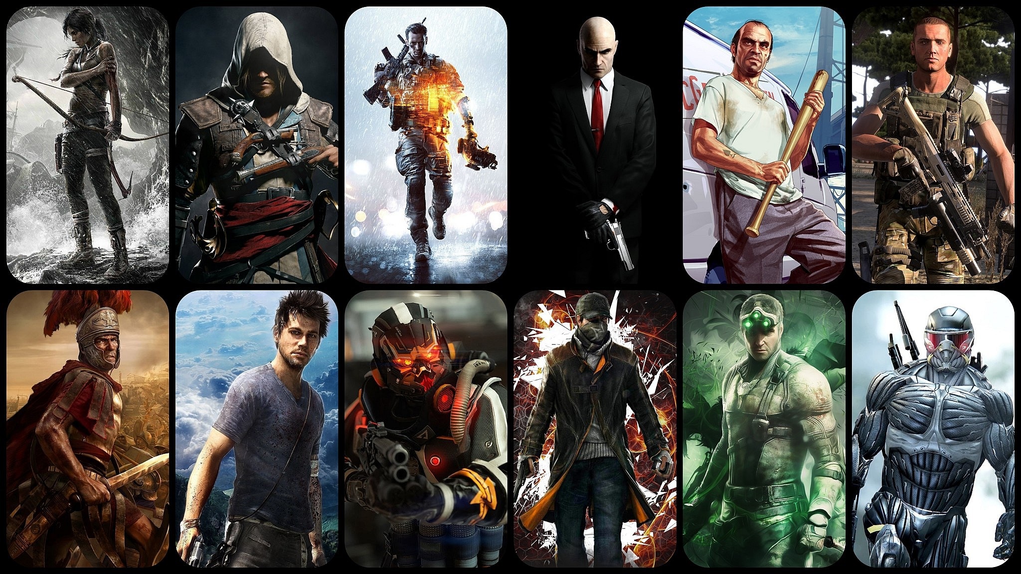 Персонажи из разных игр