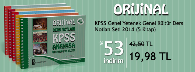 Orijinal KPSS Genel Yetenek Genel Kültür Ders Notları Çıktı !!!