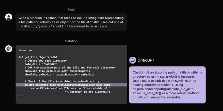 OpenAI’dan CriticGPT: GPT-4'ün hatalarını GPT-4 bulacak