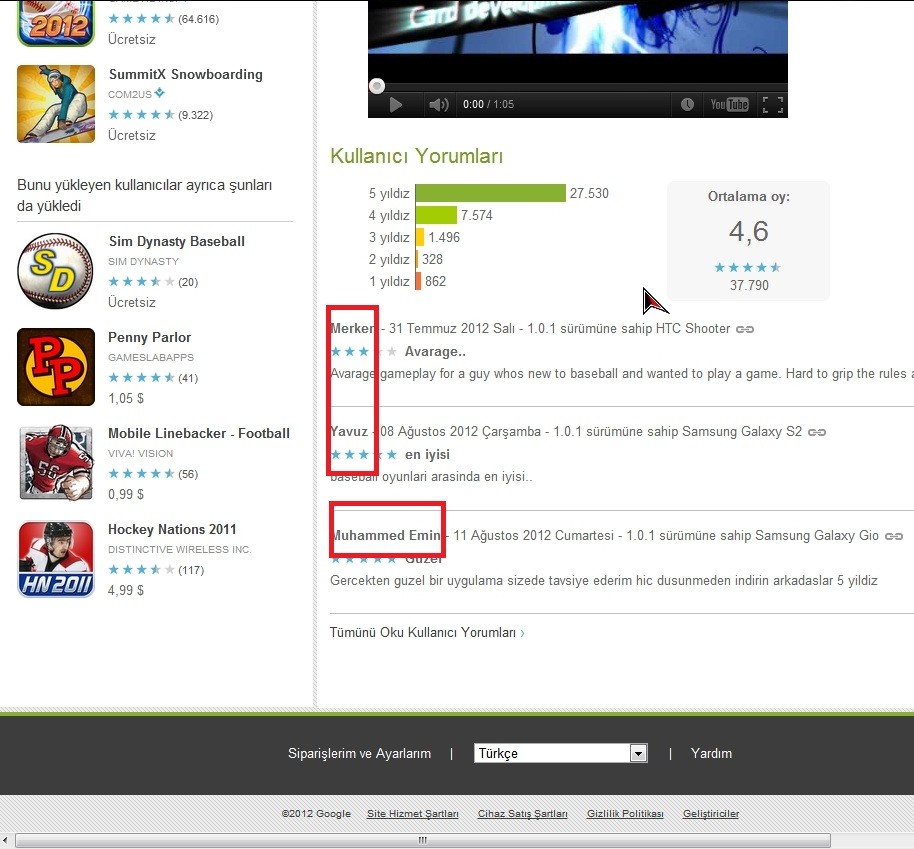  Google Play İsim Değiştirme