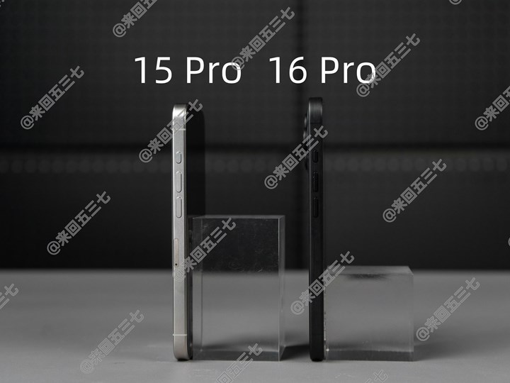 iPhone 16 Pro ve iPhone 15 Pro yan yana: İşte tasarım farkları