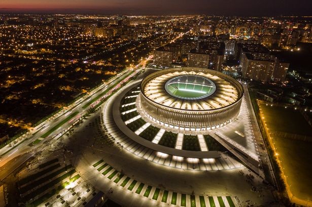 Putin ve Fifa Başkanı Türk şirketin yaptığı Krasnodar Arena'ya hayran kaldı