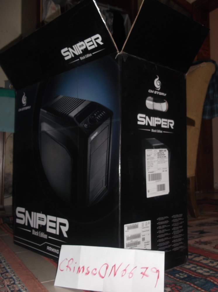  Cooler MASTER STORM SNİPER DEV SİYAH KASA &&&&&& İLK GELEN ALIR &&&&&&