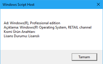 Bilgisayarlar Arası Windows 10 Lisans Aktarma