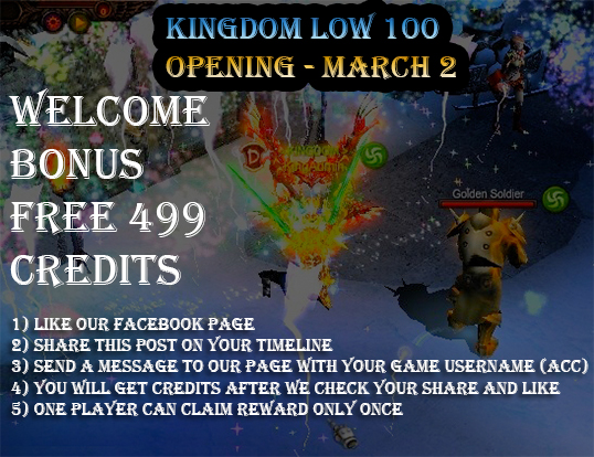  [AD] KINGDOM | NEW Server x100 | No FO | Active Events | MARCH 2