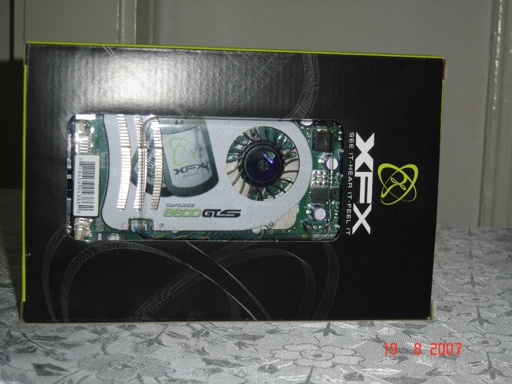  XFX - 8600GTS XXX ED  3dmark ve oc değerleri