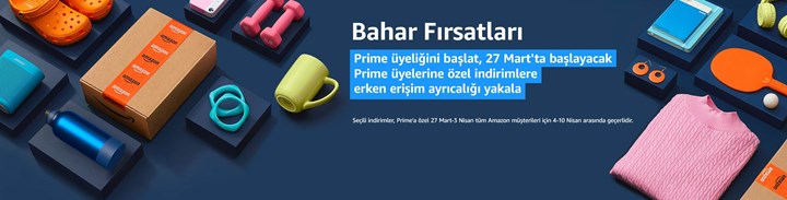 Amazon'da Bahar Fırsatları başlıyor!