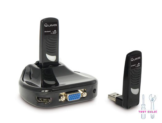  bilgisayar ekranını tv ye aktarma (Q-Waves Wireless USB AV Kit)