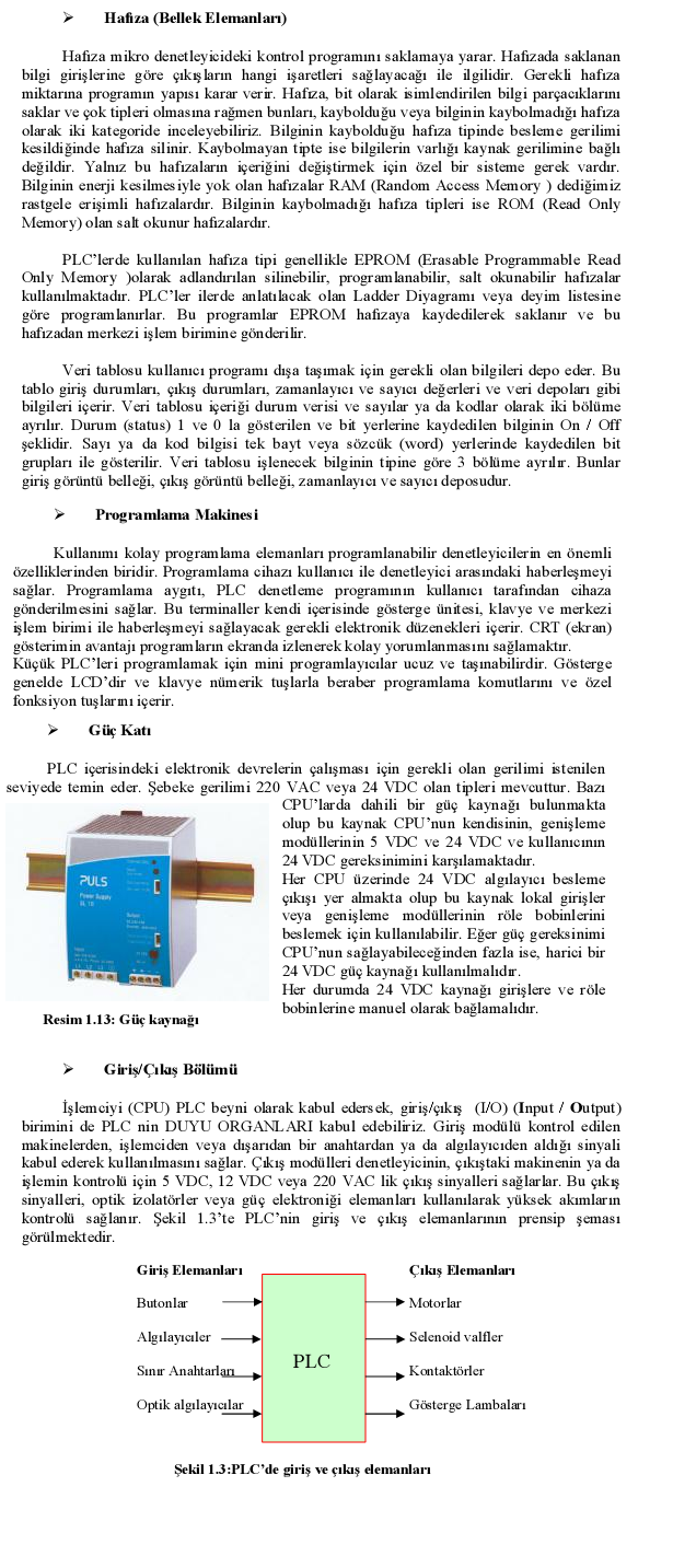  ***/// DH PLC (Otomasyon) PROGRAMLAR, DÖKÜMANLAR, UYGULAMALAR \\\***  ---  Güncellenmektedir---