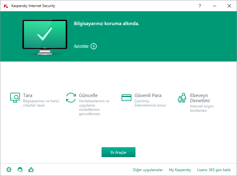 Kaspersky 3 Bilgisayar 1 yil lisans 18 TL