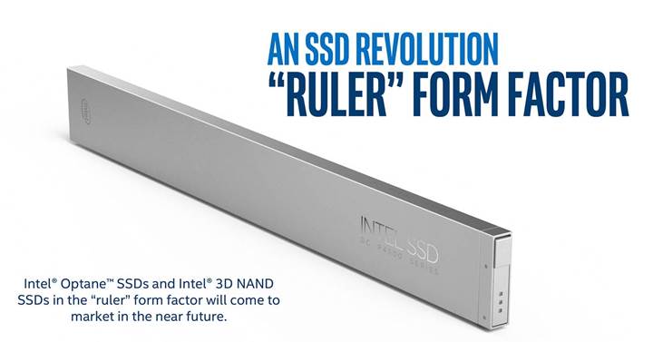 Intel’den devrim: Cetvel tipi SSD sürücüler