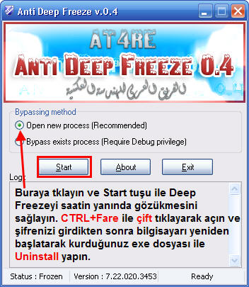  Deep Freeze Bela Program.