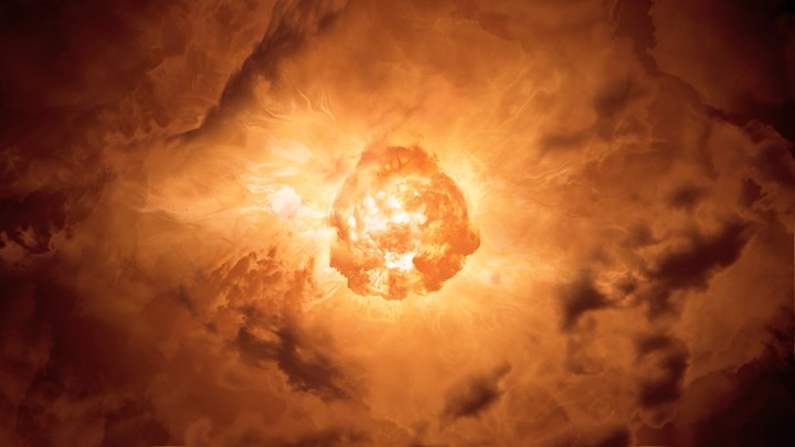 Galaksimizdeki dev yıldızda benzeri görülmemiş bir patlama yaşandı