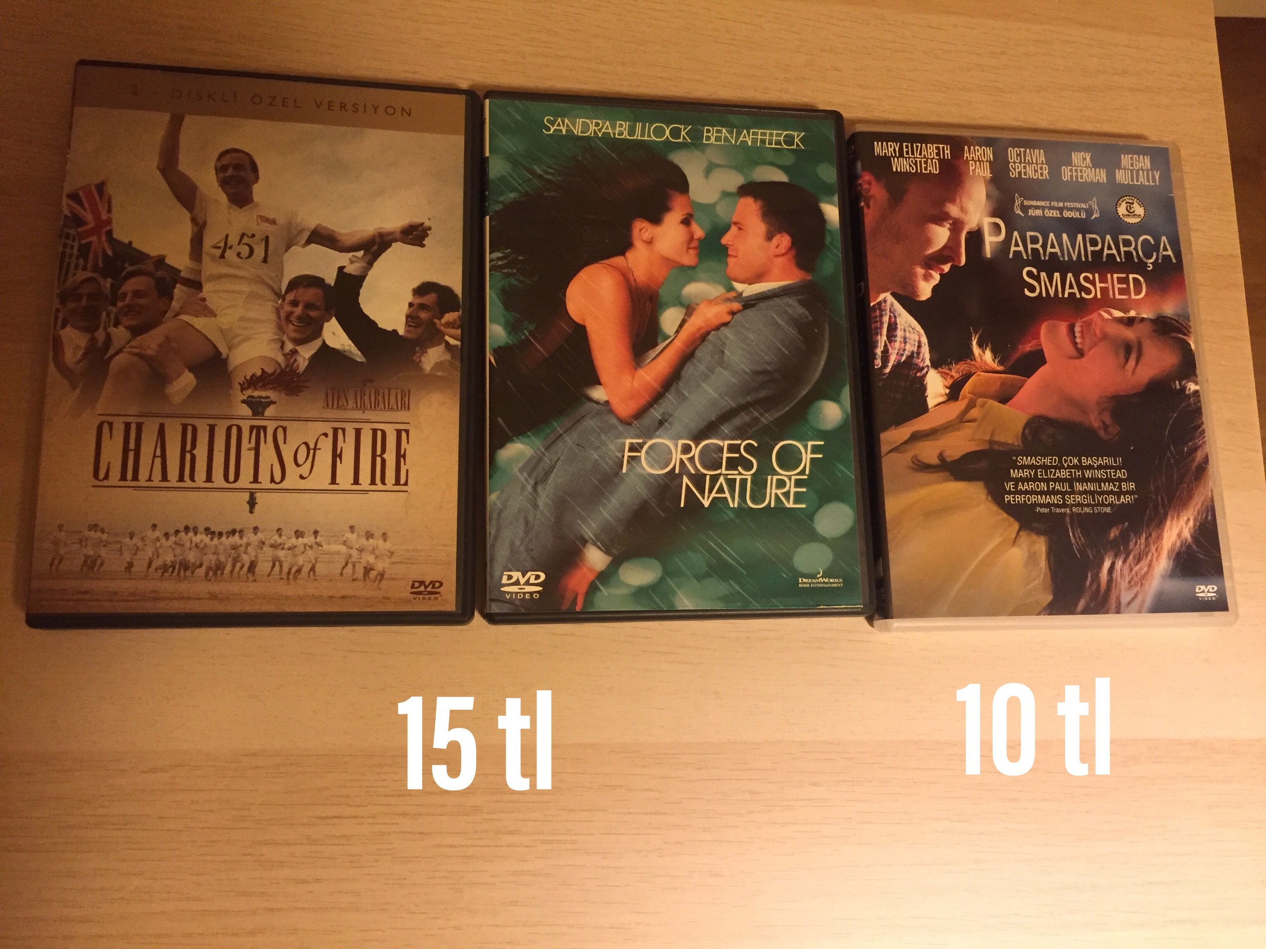 Arşivimden Satılık DVD Filmler Adet 3-8 lira 