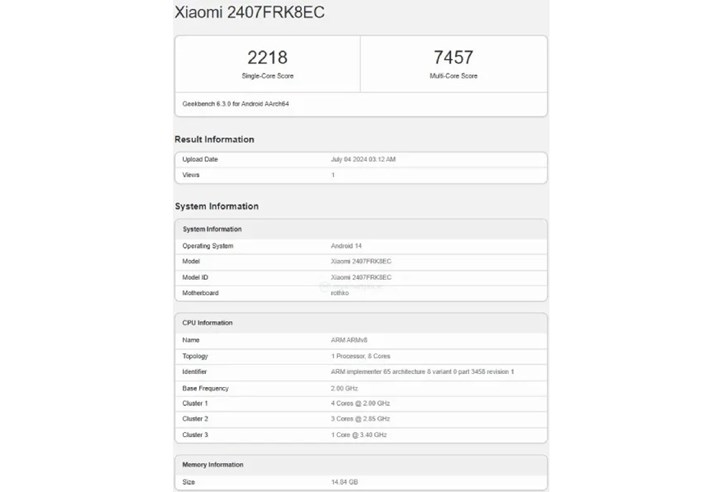 Xiaomi Redmi K70 Ultra performans testinde görüntülendi: Neler sunuyor?