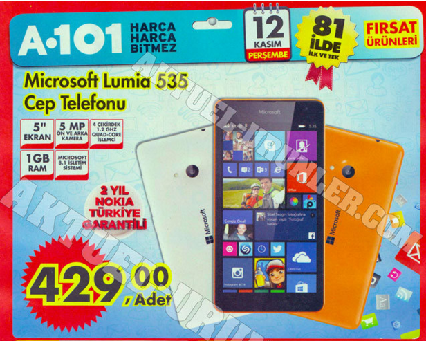  Microsoft Lumia 535 Kullananlar Kulübü | Ana Konu