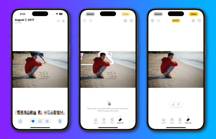 iPhone'un sihirli aracı: Tek dokunuşla fotoğraftan istenmeyen nesneleri silin