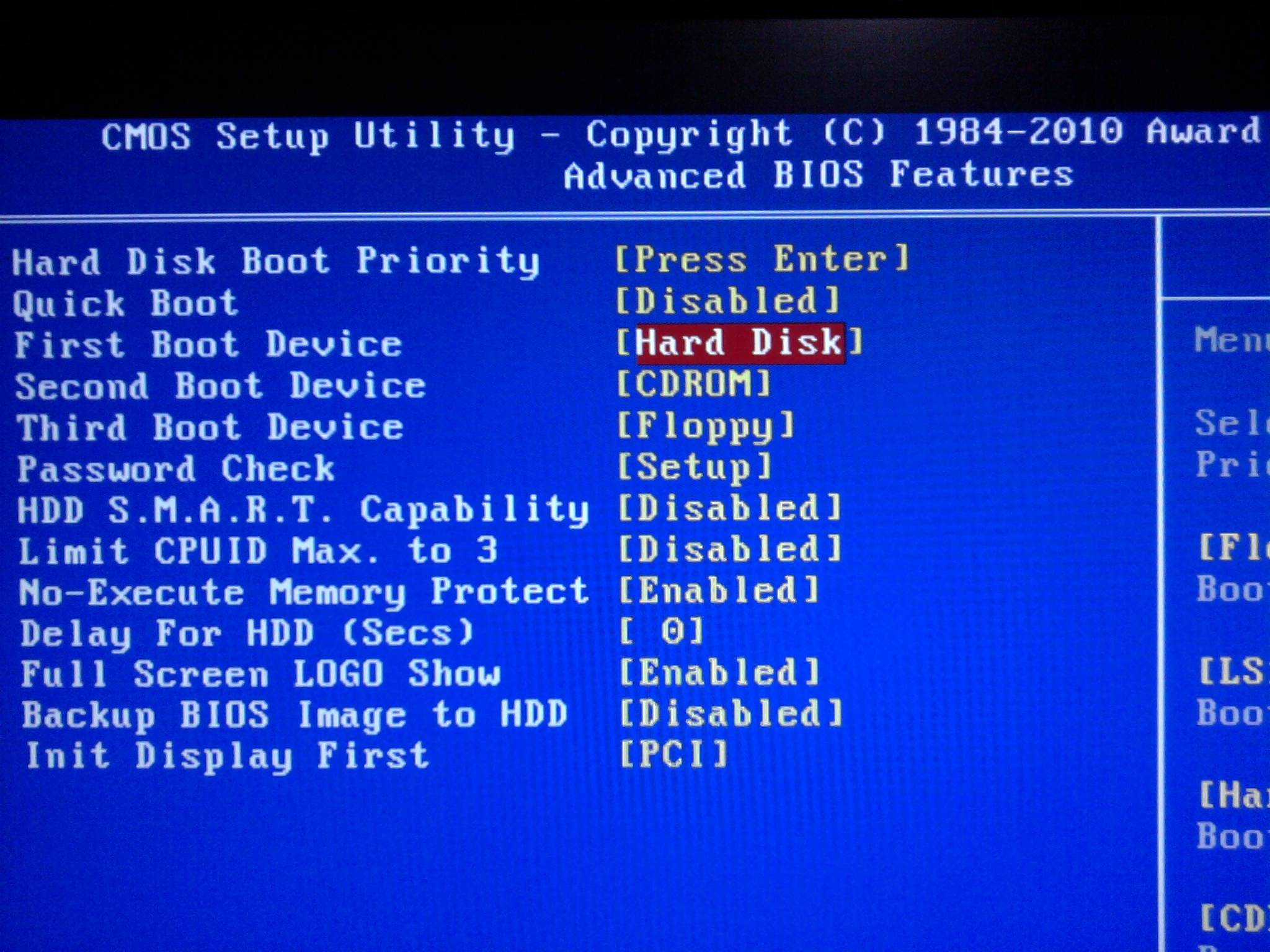  BIOS CD-ROM Boot Sorunu