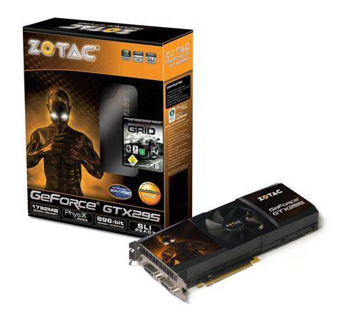  ! SATILDI ! ZOTAC GeForce GTX 295 V2 (1792 MB / 896 Bit ve Tek PCB)